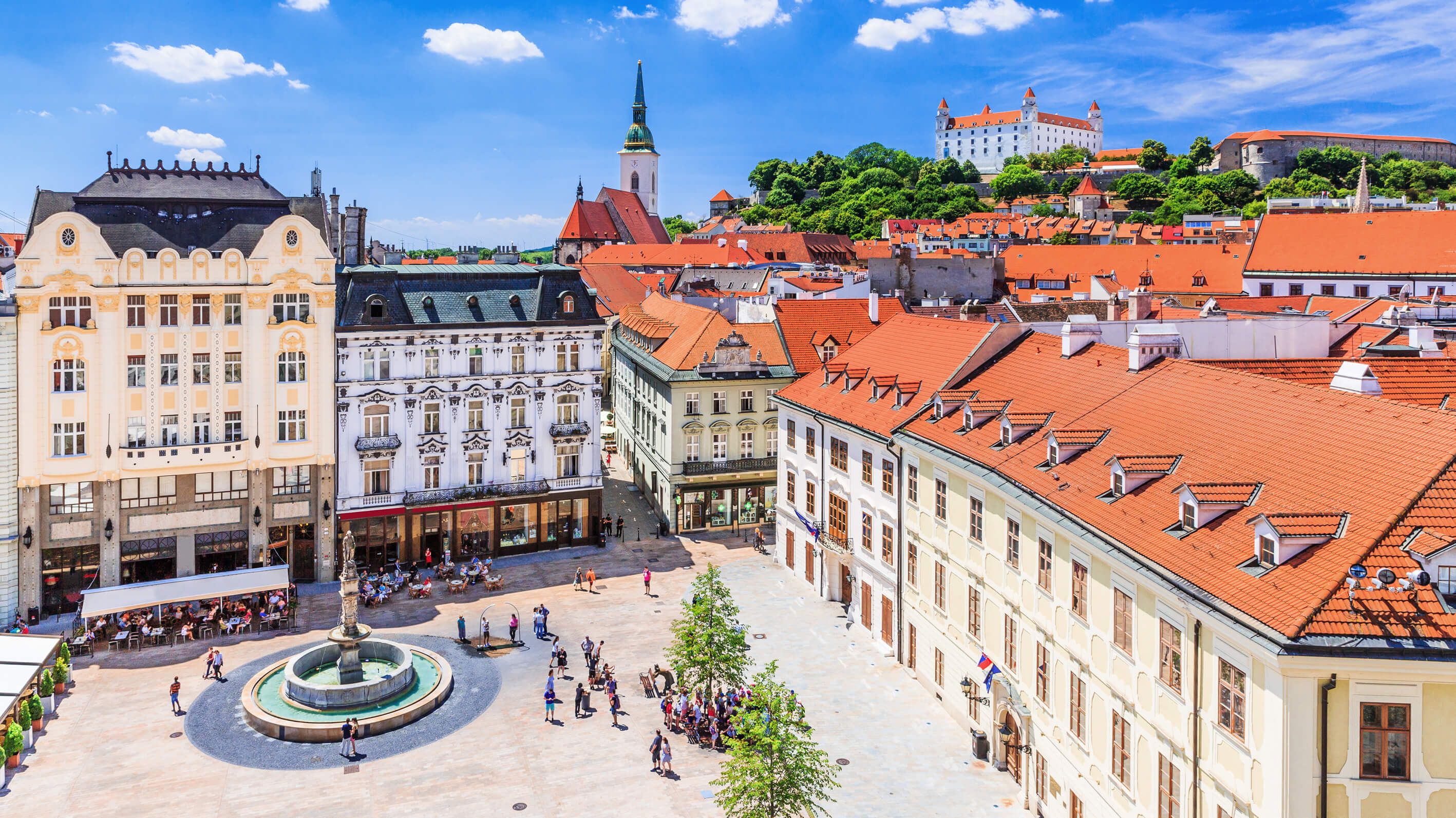 Bratislava old town square