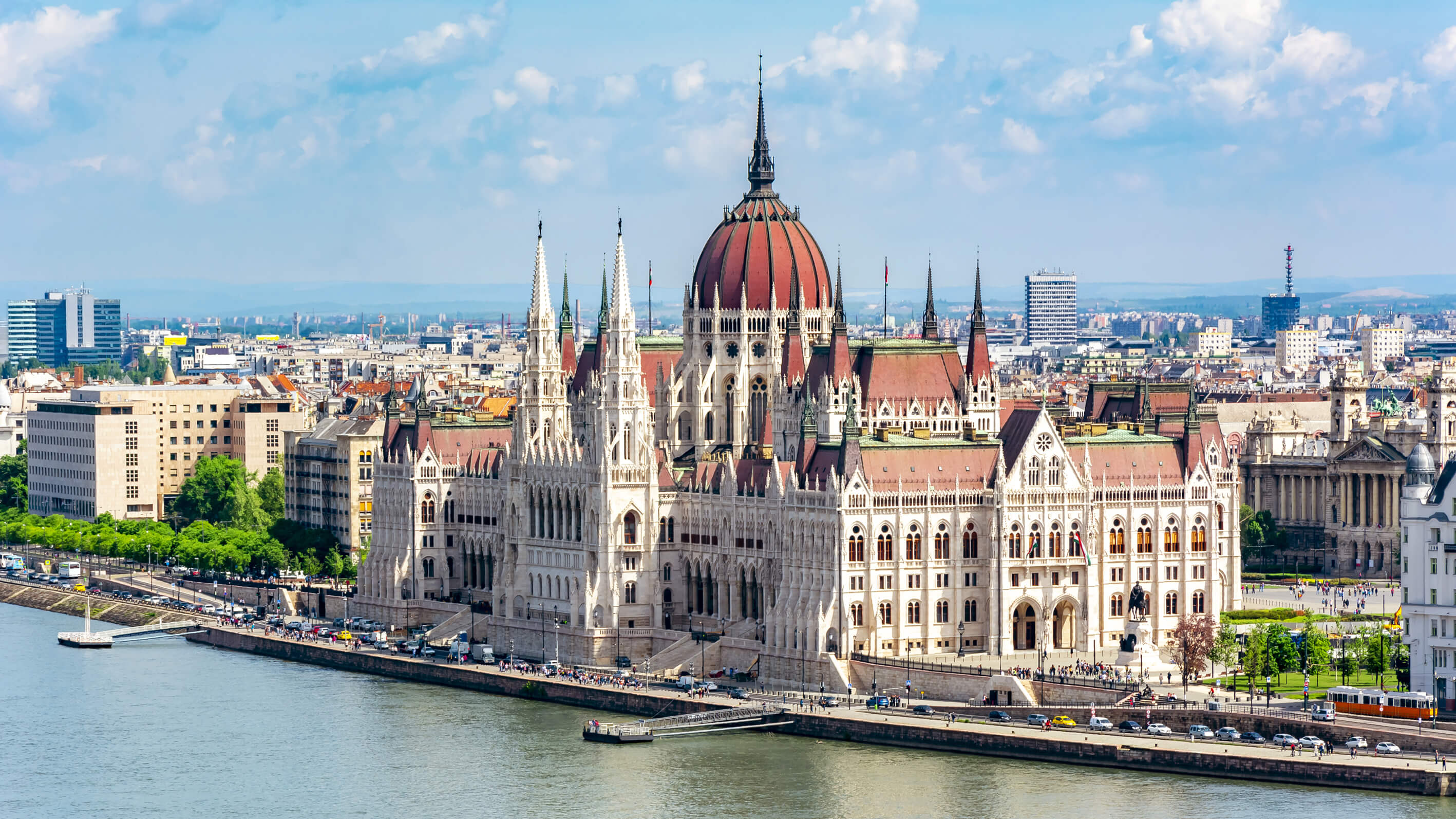 Budapest Parliament along the Danube