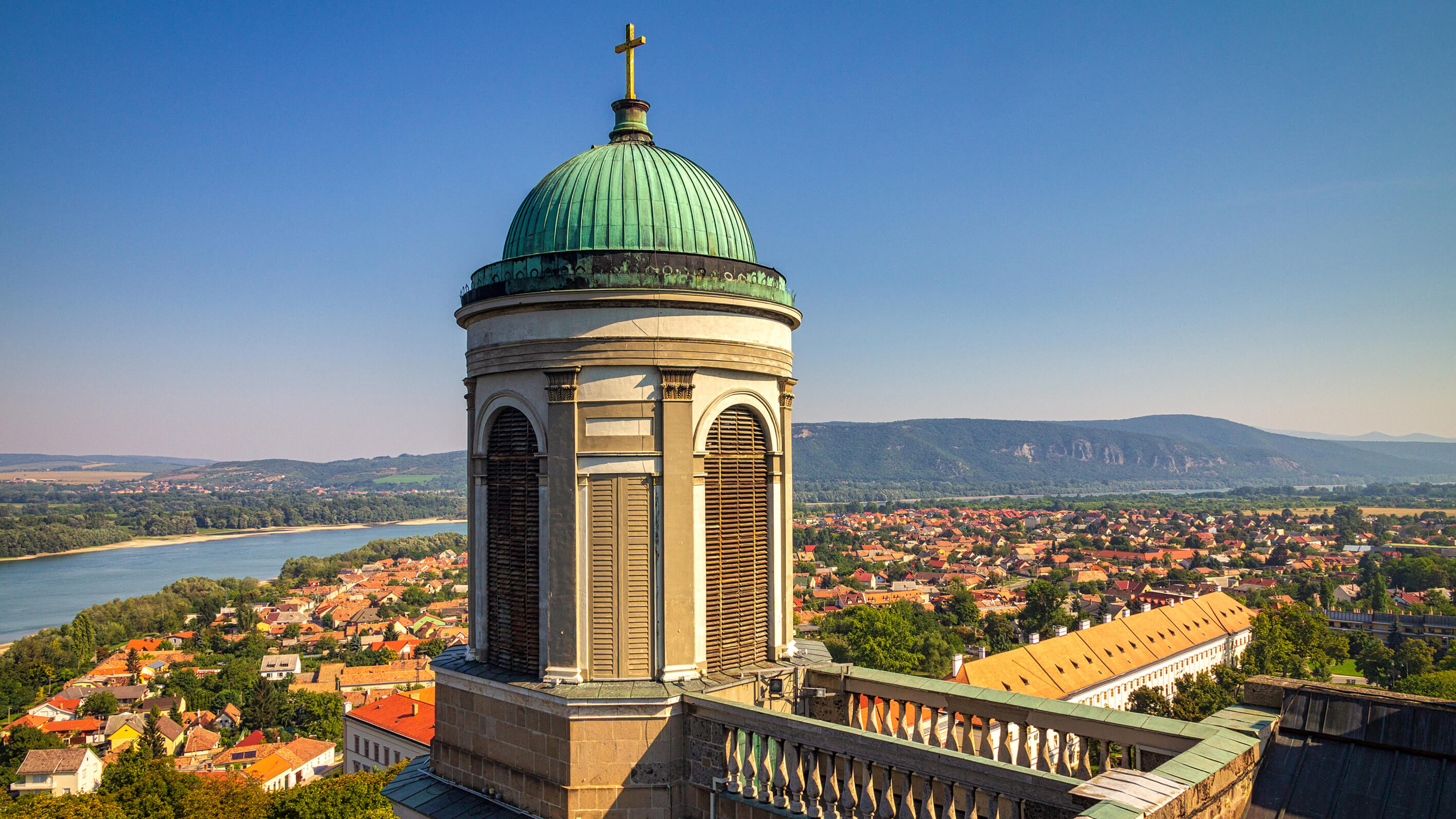 Esztergom Basilica overlooking the Danube