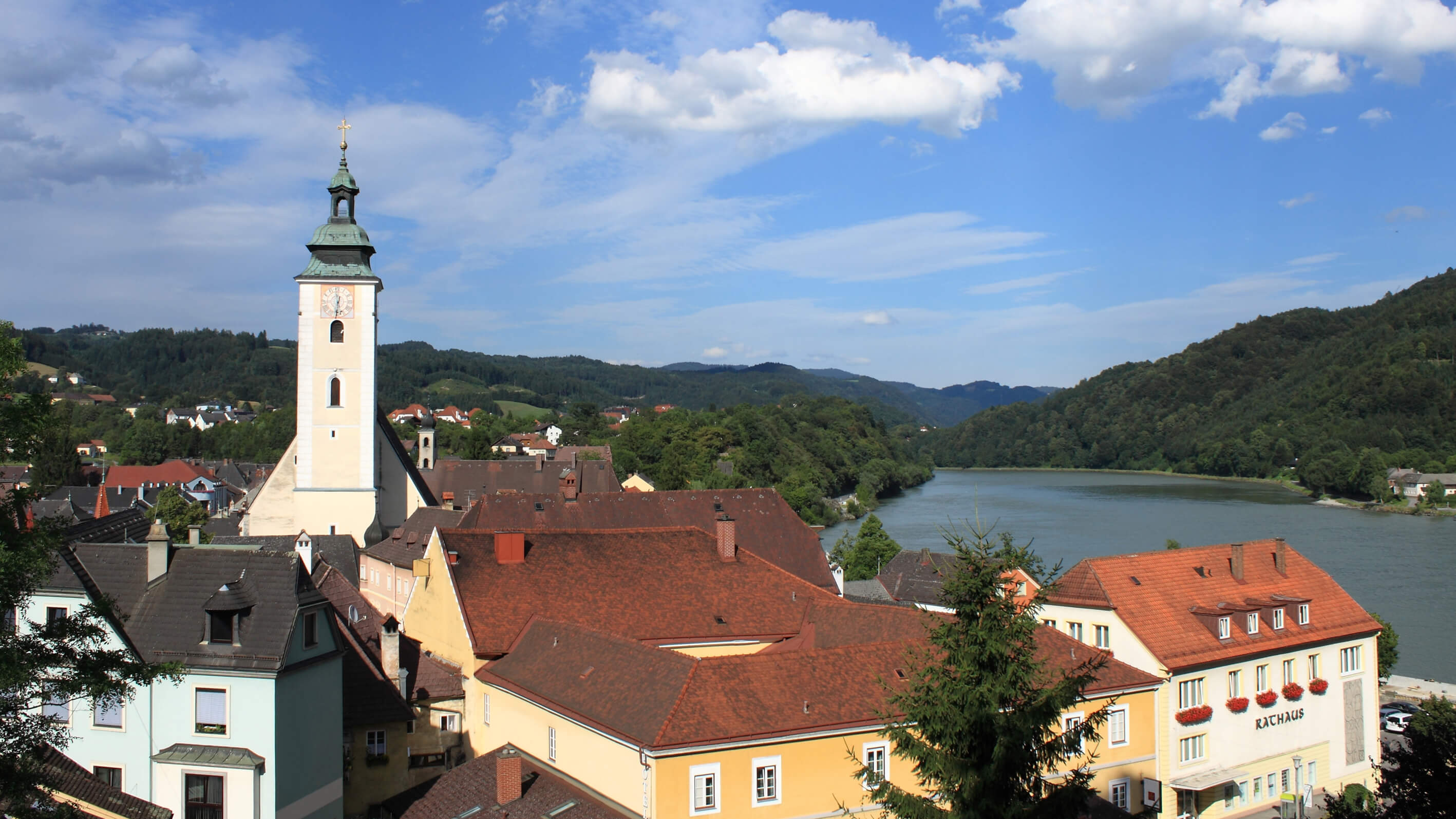 Grein, Austria on the Danube