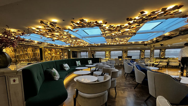 Vista Bar lounge with skylight