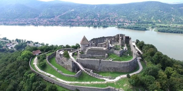 Visegrád fortress on the Danube Bend